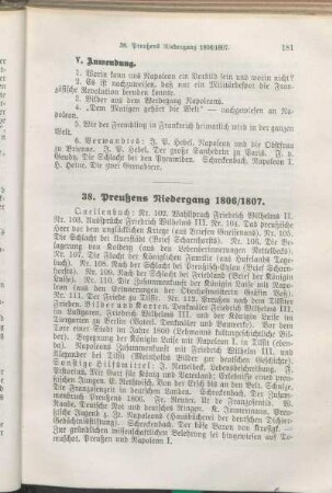 38. Preußens Niedergang 1806/1807.