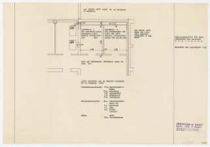 Forschungsinstitut für Holzwerkstoffe, Karlsruhe: Klimaräume: Grundriss 1:50