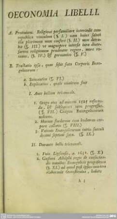 Oeconomia Libelli