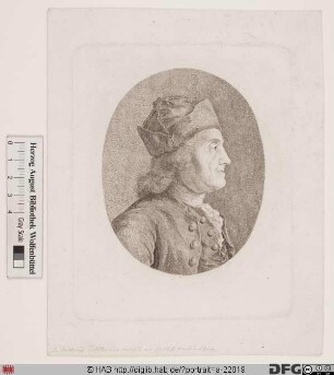 Bildnis Johann Heinrich Tischbein d. Ä. (gen. der "Kasseler Tischbein")