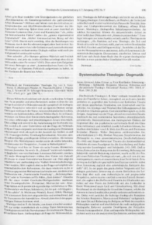 689-690 [Rezension] Wörterbuch der feministischen Theologie