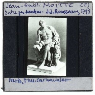 Moitte, Sitzfigur J.J. Rousseau (Entwurf)