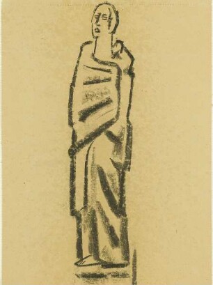 Stehende Gewandfigur