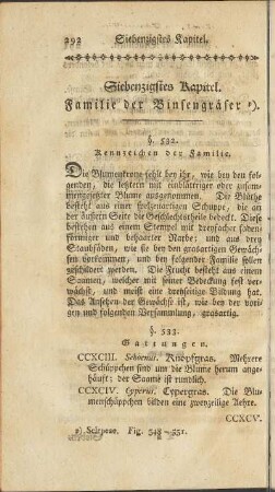 Siebzigstes Kapitel. Familie der Binsengräser.