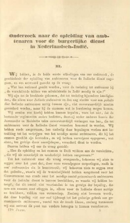 [Derde Aflevering]