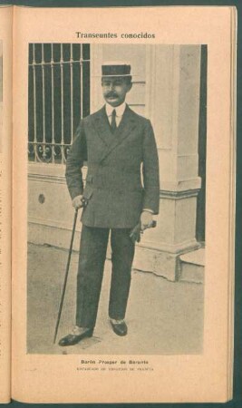 Barón Propser de Barante, Encargado de Negocios de Francia - [Retrato] : Transeúntes conocidos