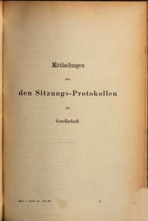 Beiträge zur Geburtshülfe und Gynäkologie, 2. 1873