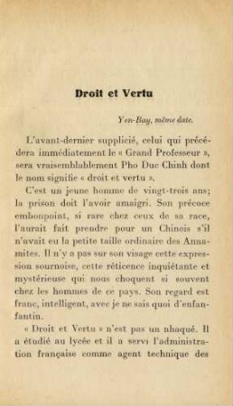 Droit et Vertu