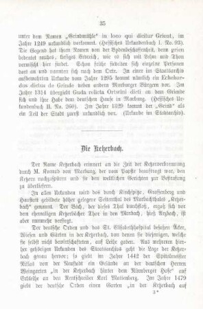 Die Ketzerbach.