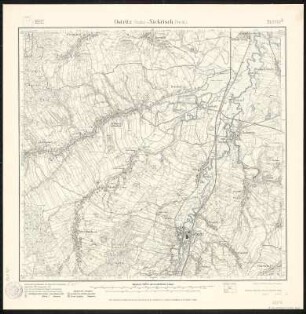 Meßtischblatt 73.(2879) : Ostritz (Sächs.) - Nickrisch (Preuß.), 1915 : Ostritz (Sächs.) - Nickrisch (Preuß.). - Aufgen. 1902. - 1:25000. - Leipzig, 1915. - 1 Kt.