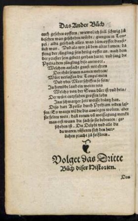 Volget das Dritte Buch diser Historien.
