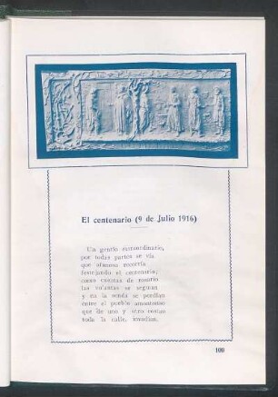 El centenario (9 de Julio 1916)