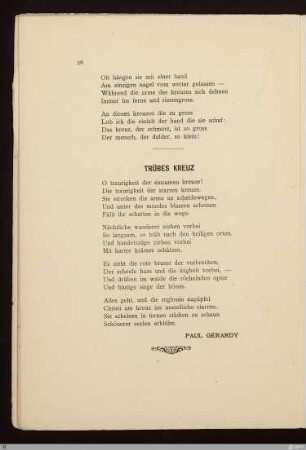 Trübes Kreuz