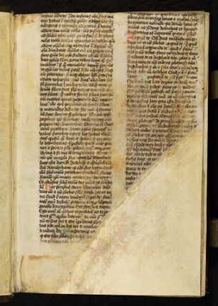 Fragment: Enarrationes in psalmos (15. Jh., ehem. Spiegelbl., s. a. 275r-v)