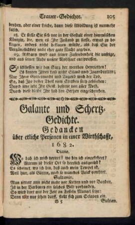 Galante und Schertz-Gedichte