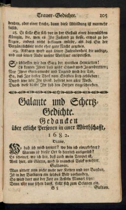 Galante und Schertz-Gedichte