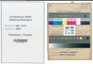 Entnazifizierung Theodor Krautmann , geb. 08.05.1907 (Drucker)
