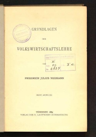 Grundlagen der Volkswirtschaftslehre
