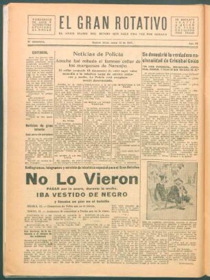 El gran rotativo : El único diário del mundo que sale una vez por semana