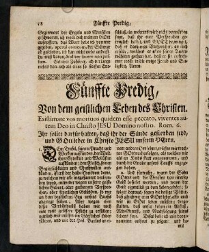 58-73, Fuenffte Predig