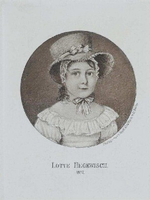 Bildnis von Lotte Hegewisch (1822-1903)