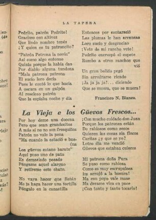 La Vieja e los Güeros Frescos...