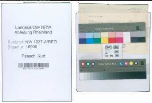 Entnazifizierung Kurt Paasch , geb. 00.00.0000 ()