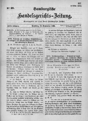 No. 38. 18. September 1869