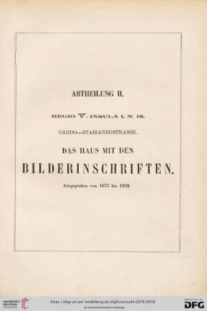 Abtheilung II.