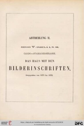 Abtheilung II.