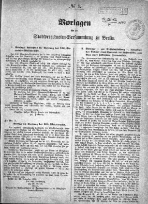 No. 1, 30. Dezember 1876