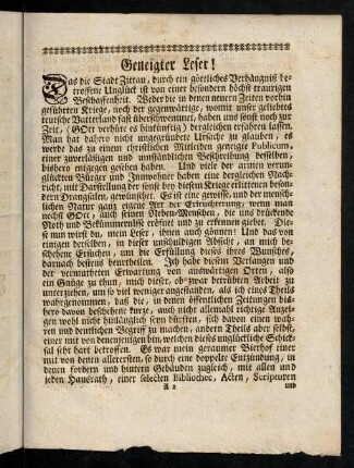 Geneigter Leser!