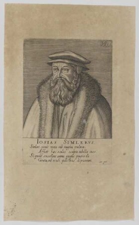 Bildnis des Iosias Simlervs
