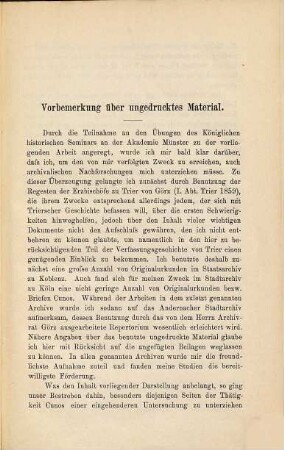 Cuno von Falkenstein als Erzbischof von Trier, Koadjutor und Administrator von Köln bis zur Beendigung seiner Streitigkeiten mit der Stadt Trier 1377