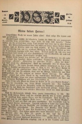 Ausgabe vom 24. Februar 1918