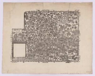 Tafel II : Karte von Sachsen mit der Lausitz, 1:1 000 000, Holzschnitt, 1568 : Vollst. Aufnahme der Originalkt. unter Objektnr. 70403117