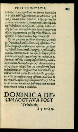 Dominica Decimaoctava Post Trinitatis ...