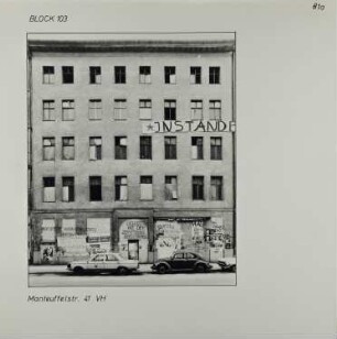 Fotografie: Manteuffelstr. 41, 1983