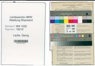 Entnazifizierung Georg Lache , geb. 20.10.1901 (Steiger)