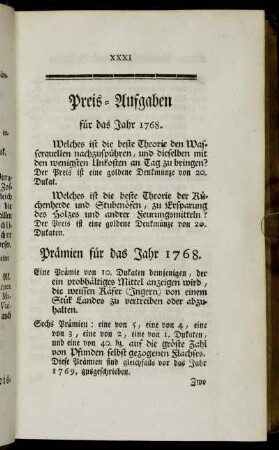 Preis-Aufgaben ...