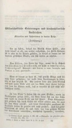 161-220 Wissenschaftliche Erörterungen und kirchenhistorische Nachrichten