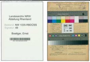 Entnazifizierung Ernst Boettger , geb. 23.02.1901 (Ingenieur)