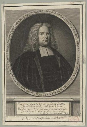 Bildnis des Iacob Baumgartten