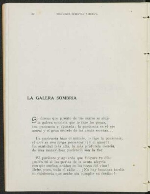 La galera sombria