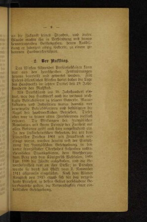 2. Der Aufstieg.