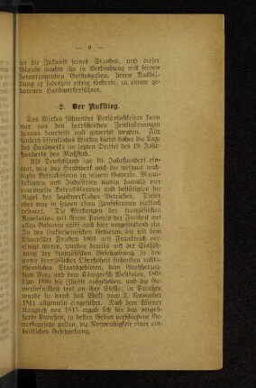 2. Der Aufstieg.