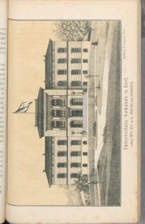 Universitäts-Gebäude in Kiel, erbaut 1873-1876 durch Gropius und Schmieden.