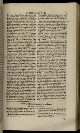 Variæ quæstiones in materia impensarum.