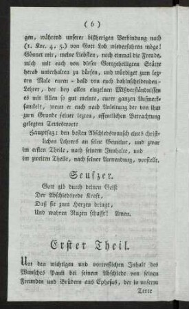 6-14, Erster Theil