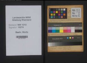 Entnazifizierung Moritz Baehr , geb. 30.03.1878 (Kaufmann)